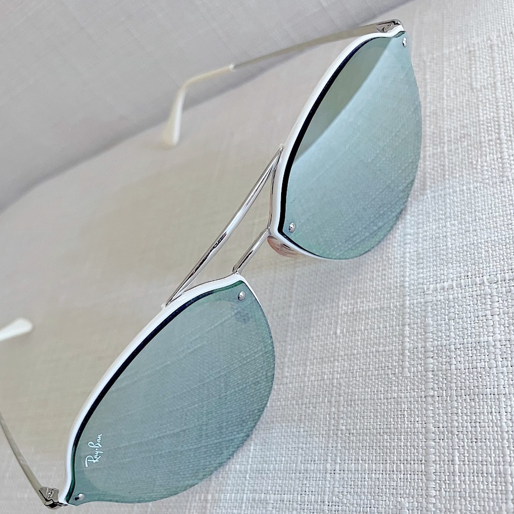 ❌SOLD❌ Ray-Ban RB4292N white BLAZE Sunglasses Authentic, Like New
